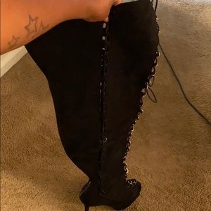 Thigh high boots